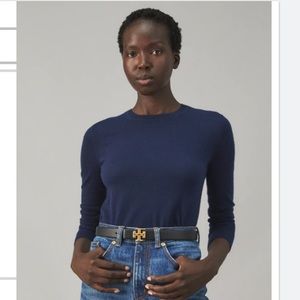 Tory Burch Navy Cashmere sweater